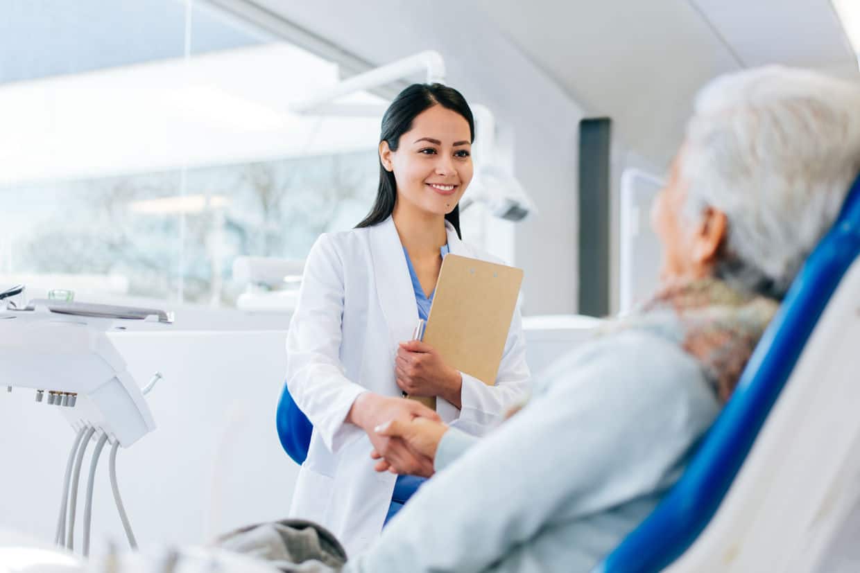 dentist patient consultation for how much do dentures cost